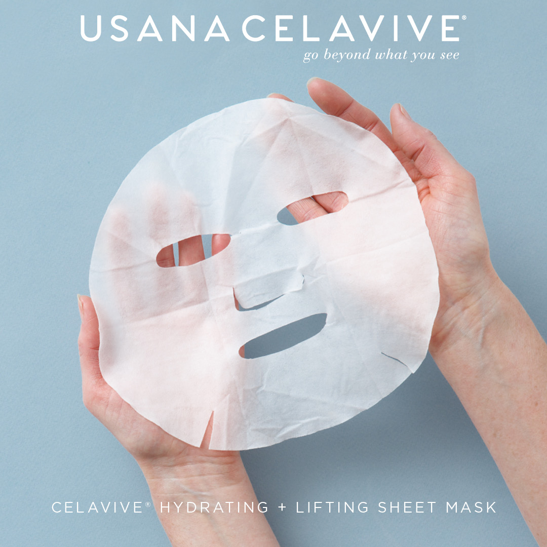 Celavive Hydrating + Lifting Sheet Mask Nutriinjar USANA